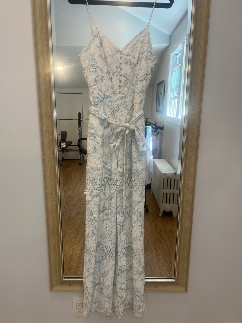 Alice + Olivia Floral Lace Jumpsuit